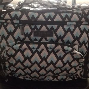 Ju ju be b.f.f diaper bag-black diamond
